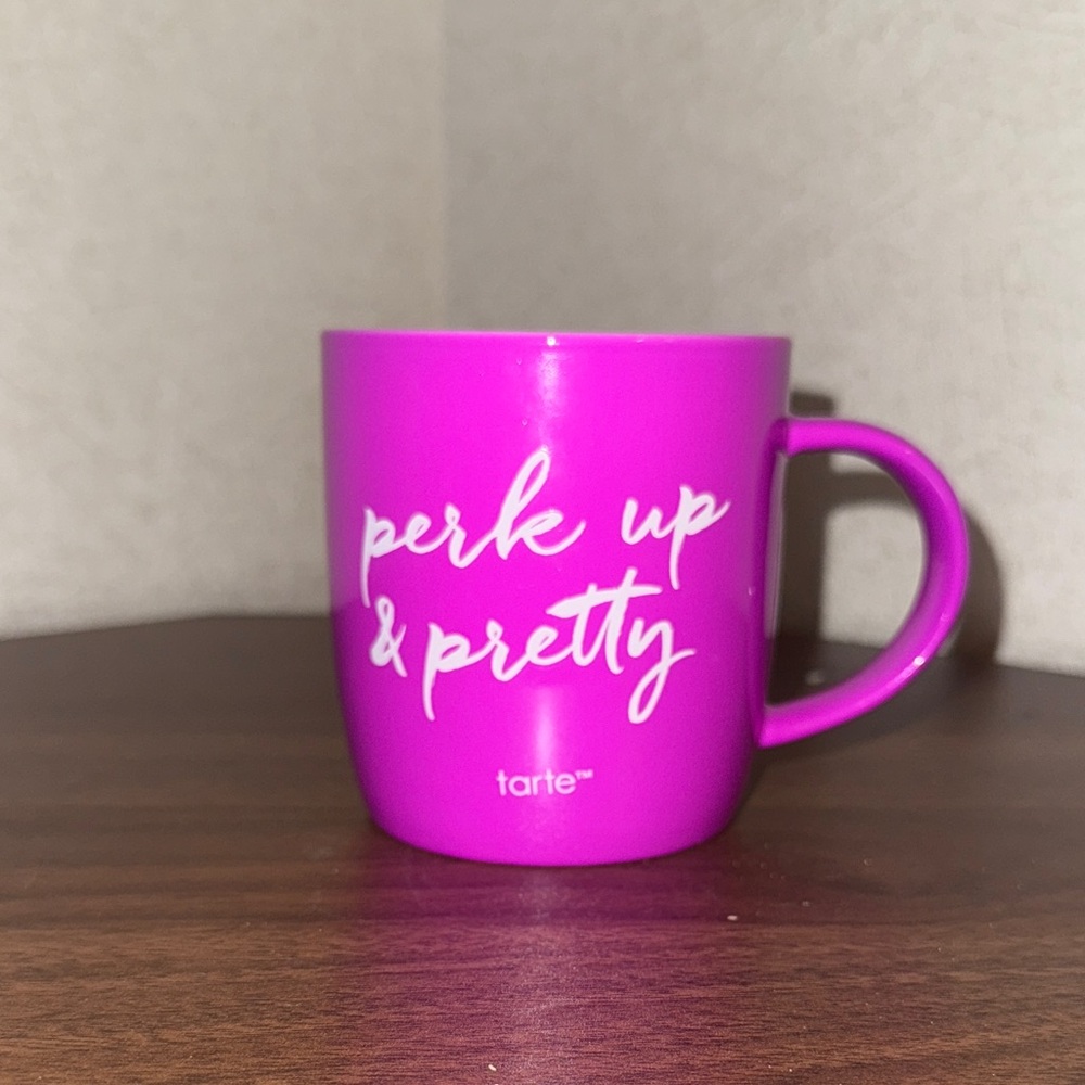 Tarte Vibrant Pink Mug